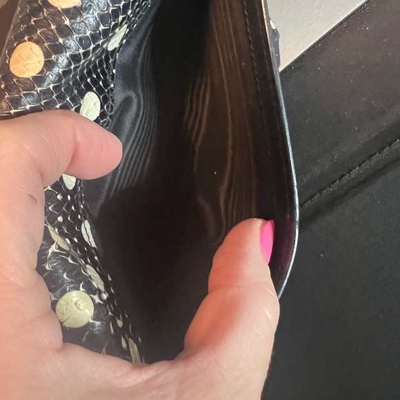 Dolce & Gabbana Black and Cream Polka Dot Clutch - Picture 6 of 13